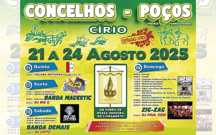 Festa de Concelhos e Poços 2025