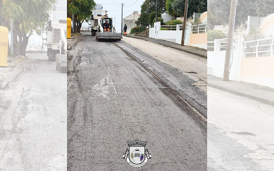 Obras de Alcatroamento em Curso